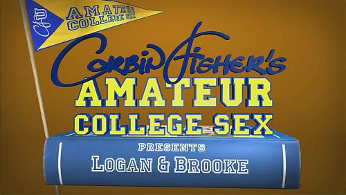  Amateur College Sex - Logon & Brooke (2009) SATRip