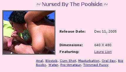  [Twistys.com] Laura Lion (Nursed By The Poolside) [2005 г., Anal, Big Boobs, CamRip] (2005) CamRip
