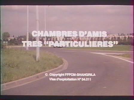  Chambres D'amis Tres Particulieres/Кровать для особых друзей (1982) DVDRip