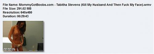  MommyGotBoobs.com - Tabitha Stevens (Kill My Husband And Then Fuck My Face) (2009) BDRip