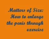  Упражнения по развитию пениса / Matter of Size (2007) VHSRip
