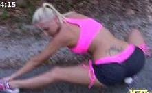  Danica Blue with Molly - Outdoor Sports Bra Lesbian Action  (2009) SATRip