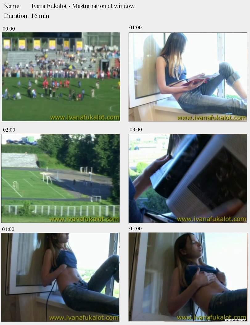  Ivana Fukalot - Masturbation at window (2006) DVDRip